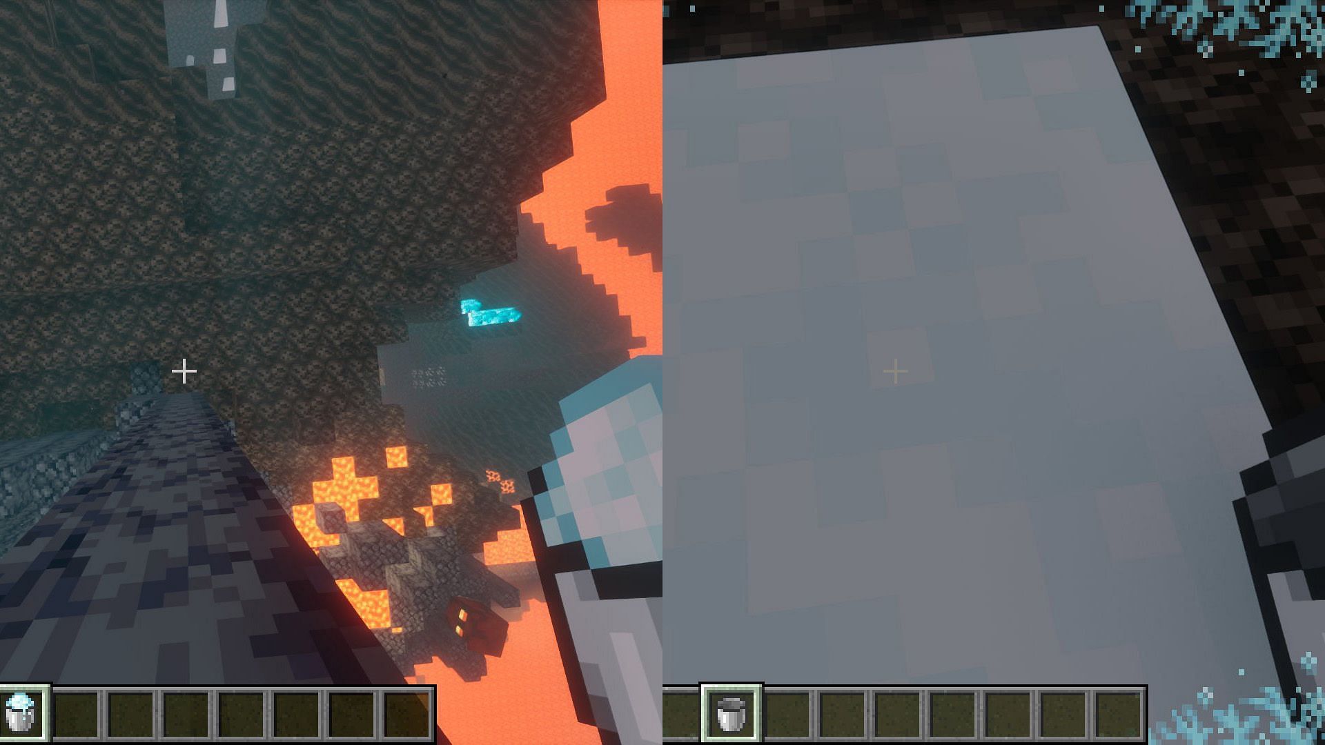 Transverse through the Nether like never before (Image via Mojang)