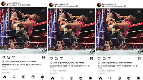 The Intercontinental Champion liked Reed's post after RAW.