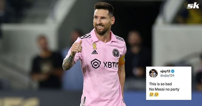 “No Messi, no party” “Woeful performance” - Twitter explodes as Inter Miami are held to 1-1 draw against Orlando City