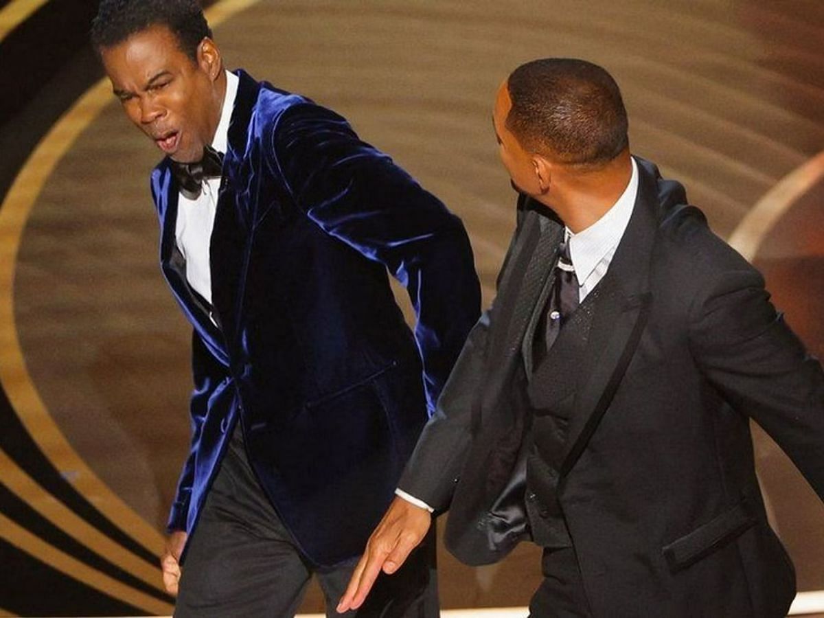 Will Smith had slapped Chris Rock on stage for joking about his wife (Image via Neilson Barnard/Getty Images)