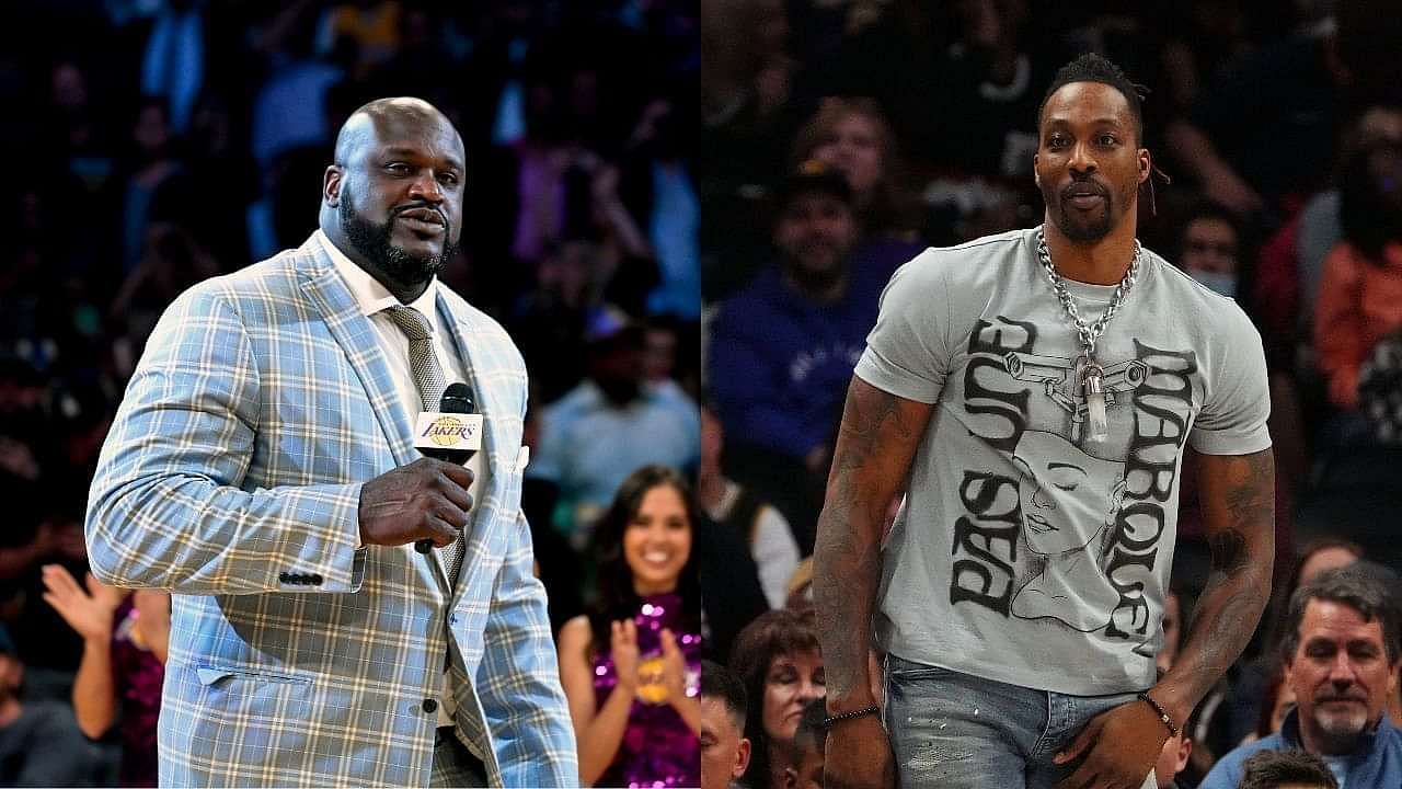 NBA legend Shaquille O&rsquo;Neal and former NBA superstar big man Dwight Howard