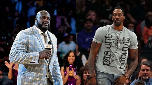 NBA legend Shaquille O’Neal and former NBA superstar big man Dwight Howard