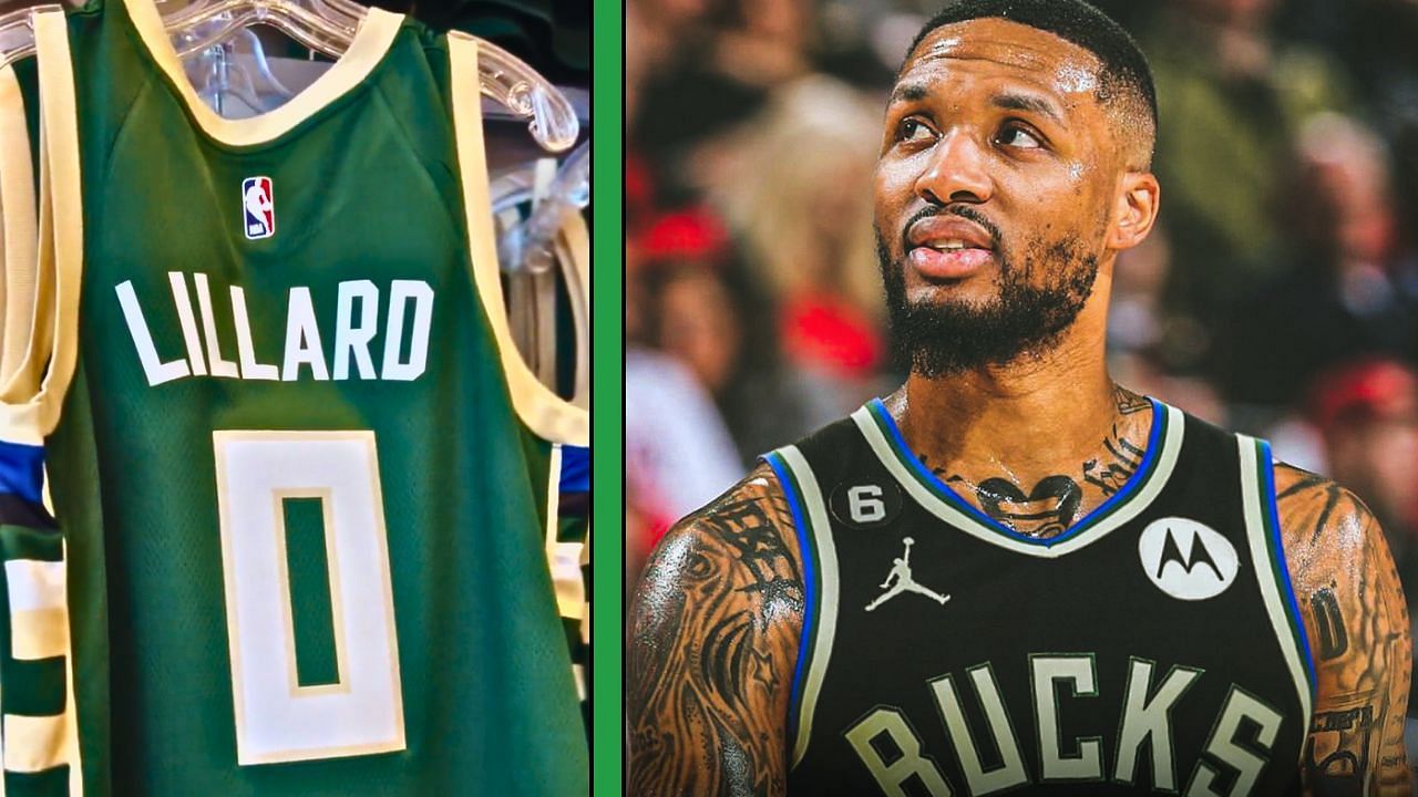 Milwaukee Bucks release '0' Damian Lillard jersey