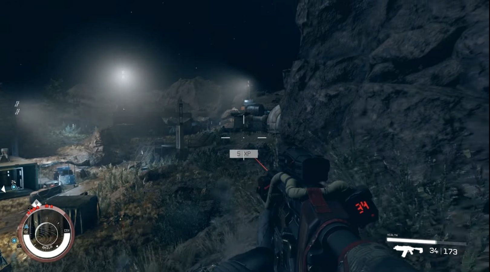 Leave nobody standing before going into the cave in this Starfield mission (Image via Bethesda)