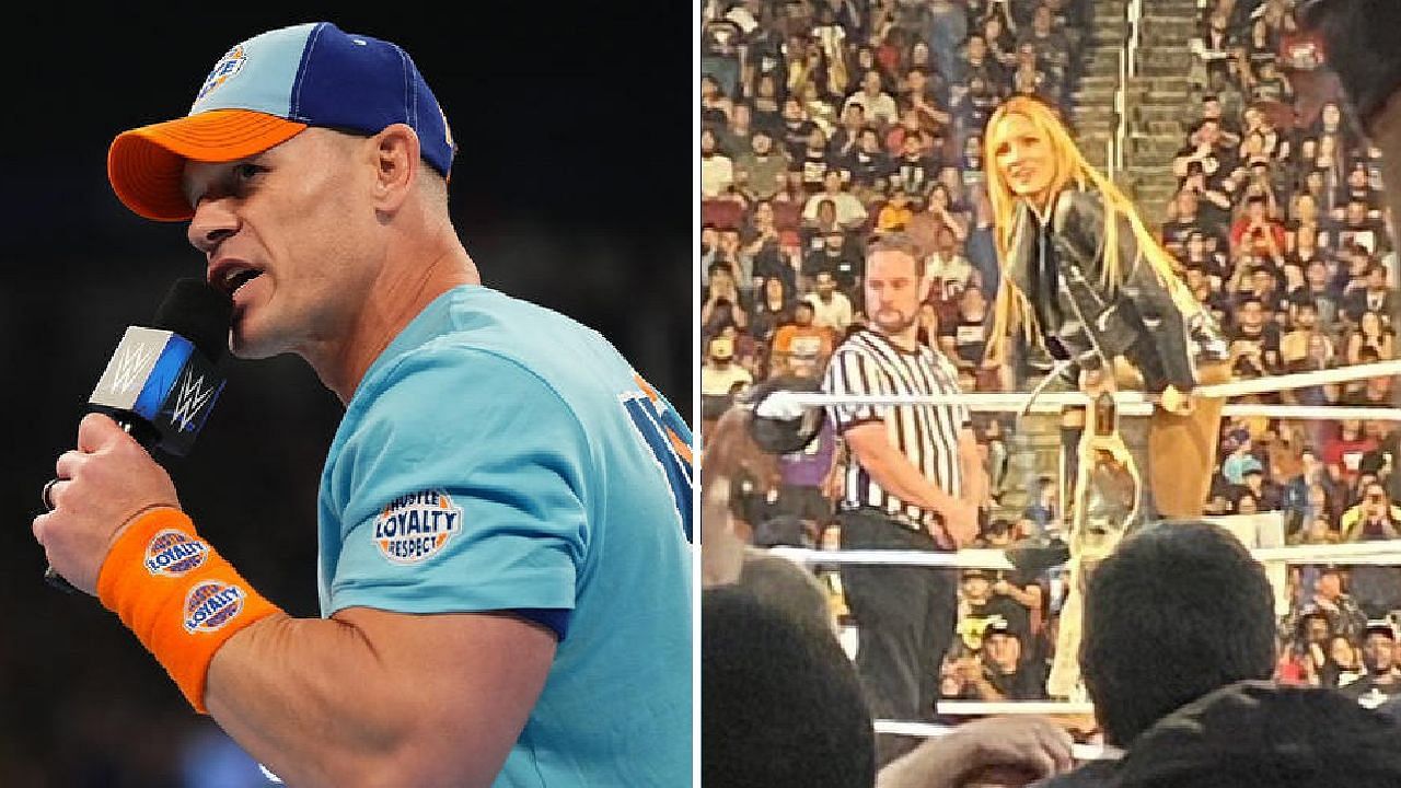 Both Cena and Becky Lynch were featured after SmackDown went off-air