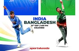 India vs Bangladesh, Asia Cup 2023: Toss result and playing 11s for today’s match, umpires list and pitch report