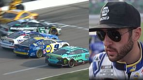 “There was no message”: Chase Elliott talks about bumping his car into Kyle Larson at Kansas