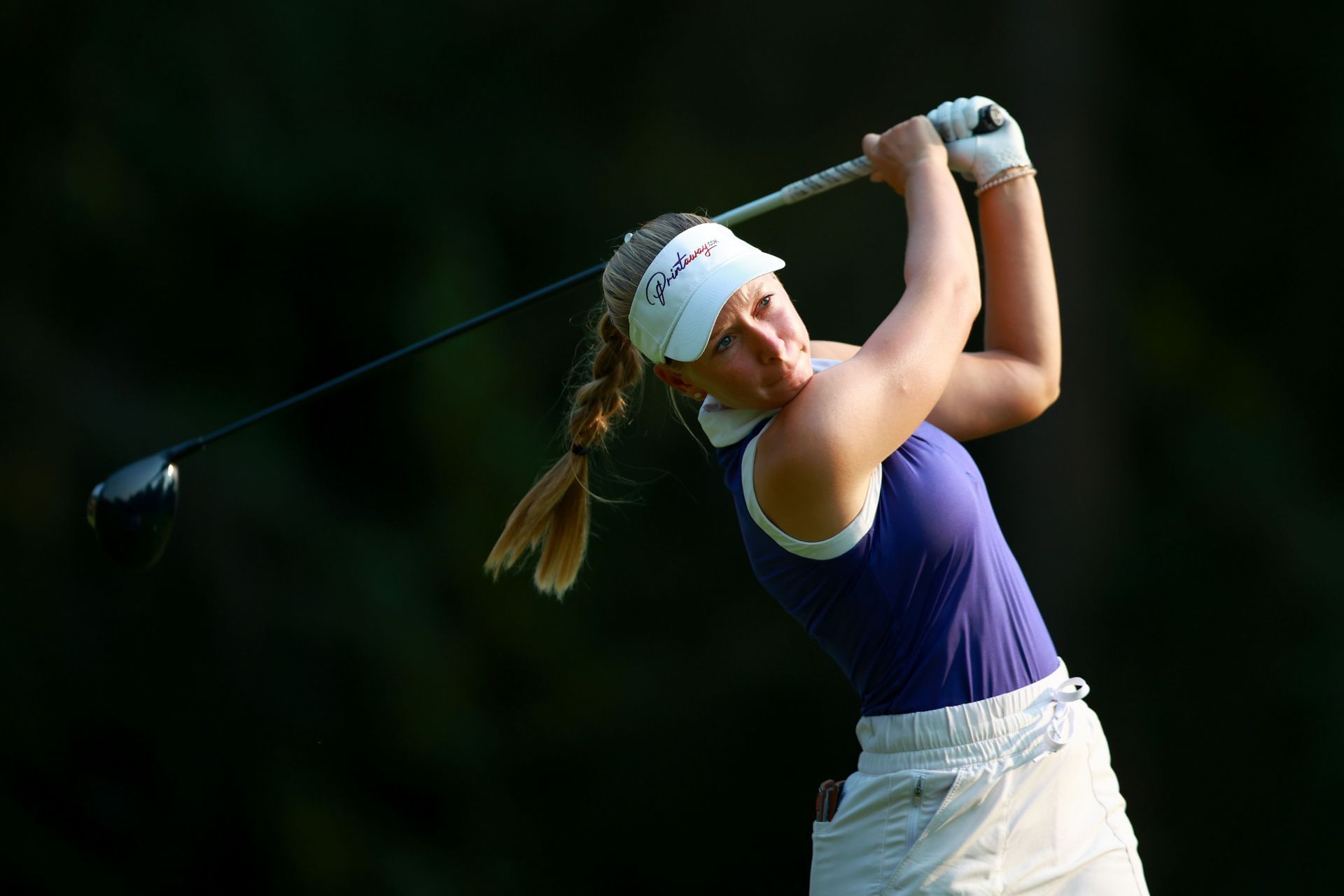 Lauren Hartlage at CPKC Women&#039;s Open - Round One (Image via Getty)