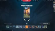 Joke's Over Player Card (Image via Riot Games)