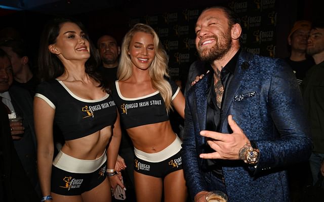 Conor Mcgregor Shares Exclusive Footage Of Forged Irish Stout Ring Girls Who Accompanied Him At 