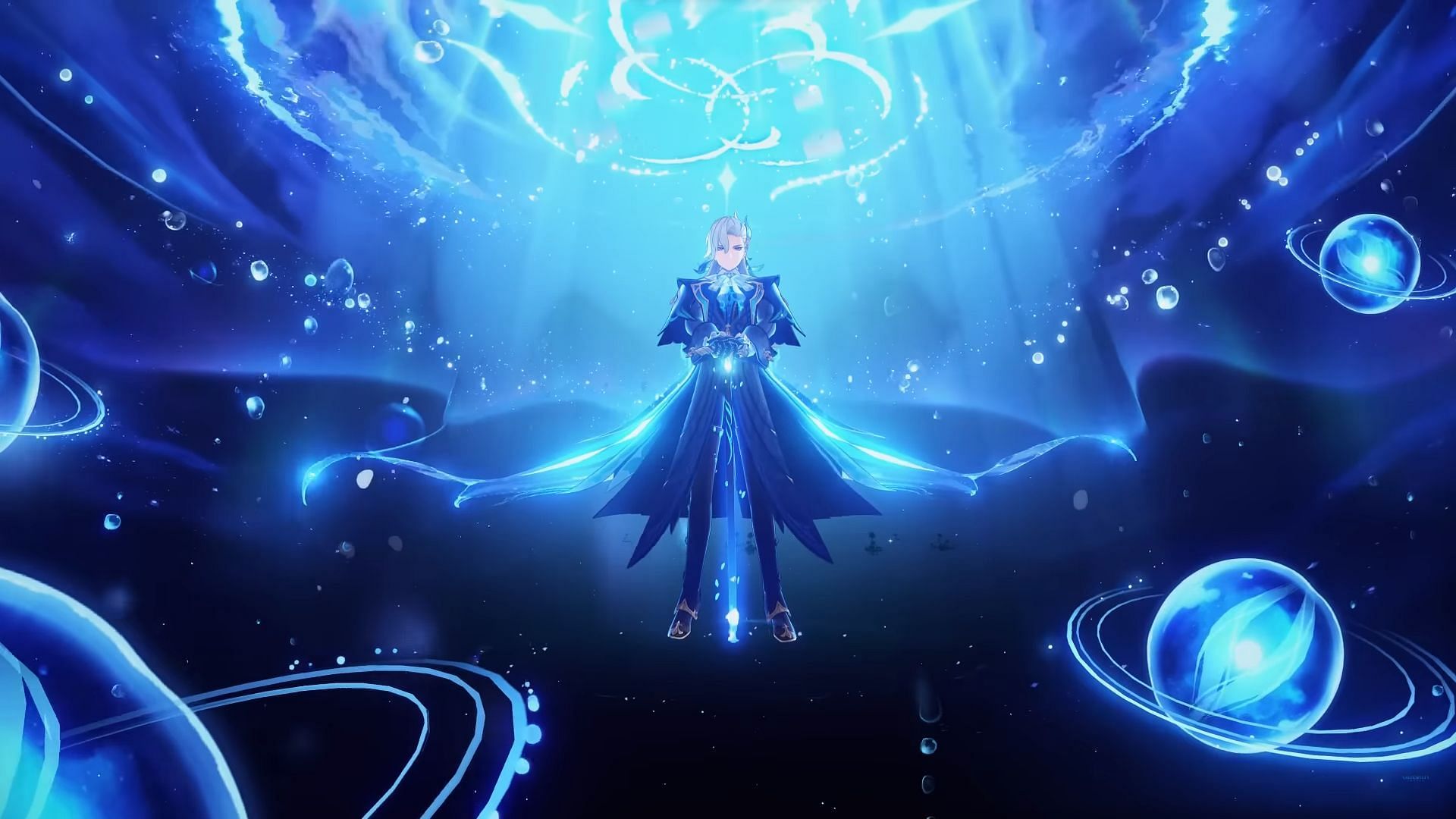 Neuvillette using his Elemental Burst (Image via HoYoverse)