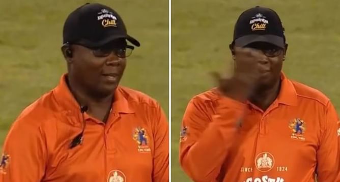 CPL 2023 : अंपायर ने 'जॉन सीना' के स्टाइल में गेंदबाज की अपील ठुकराई, देखें वायरल वीडियो