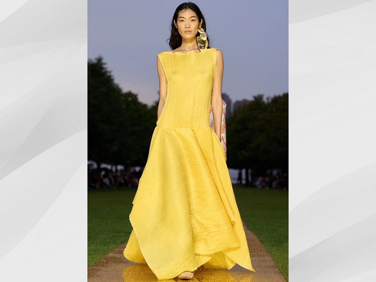 Free-Flowing Dresses from Prabal Gurung SS24 Collection (Image via Getty)