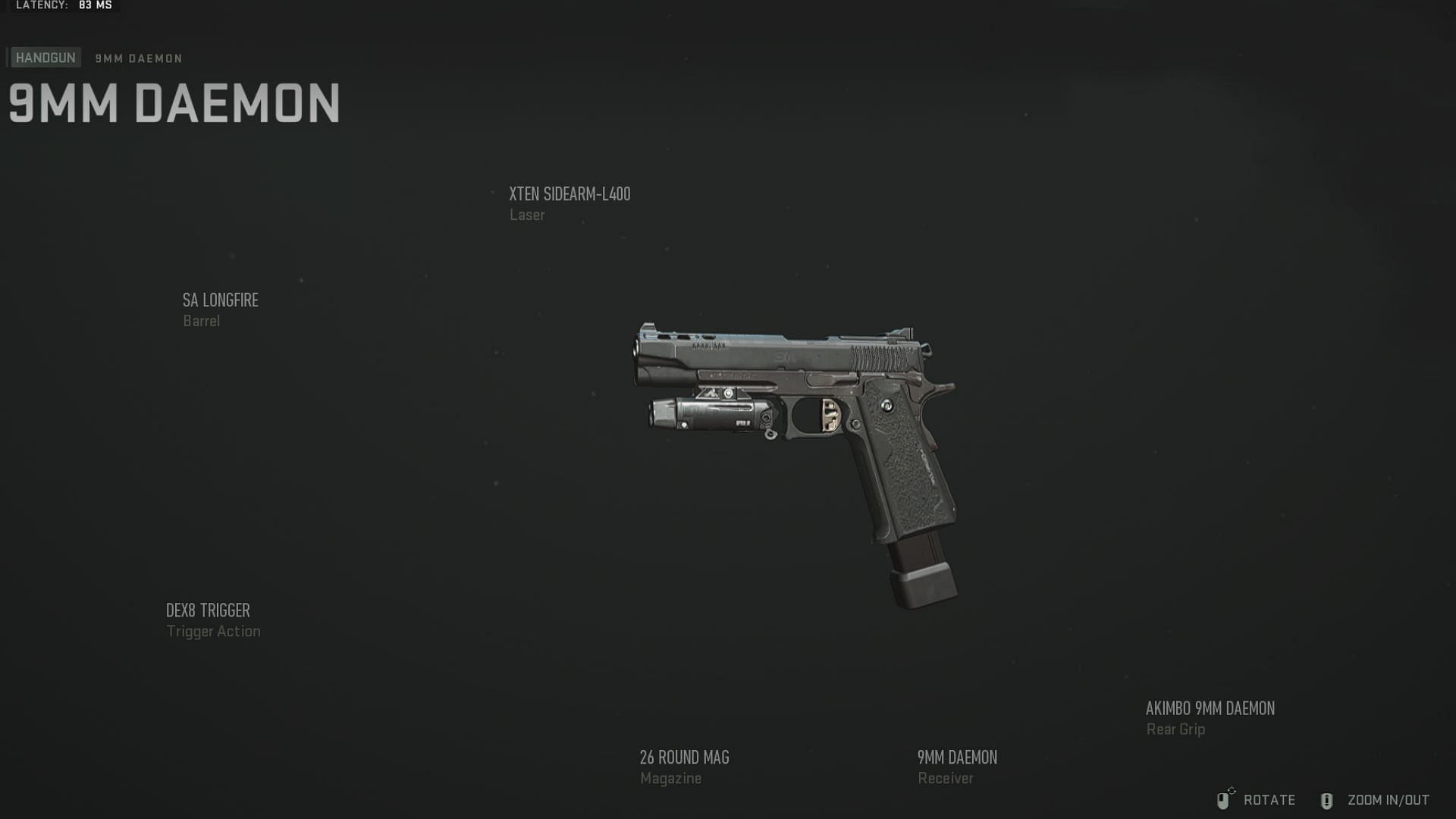 9mm Daemon build (Image via Activision)