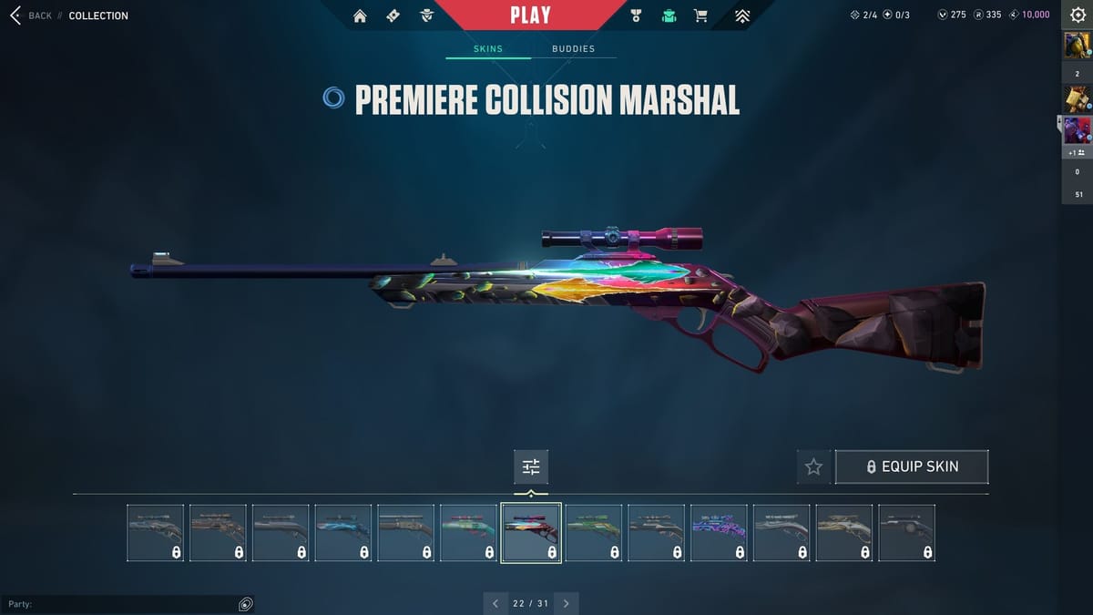 Valorant Marshal tier list: All skins ranked from best to worst