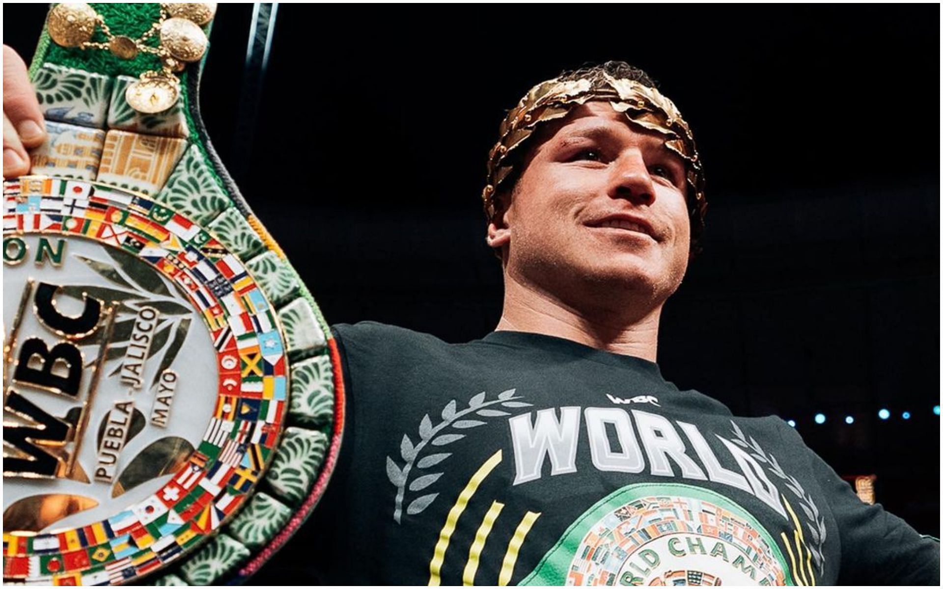 Super-middlweight world champion Canelo Alvarez