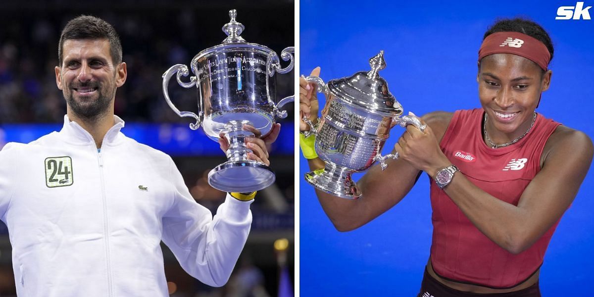 Novak Djokovic and Coco Gauff are the singles champions at US Open 2023