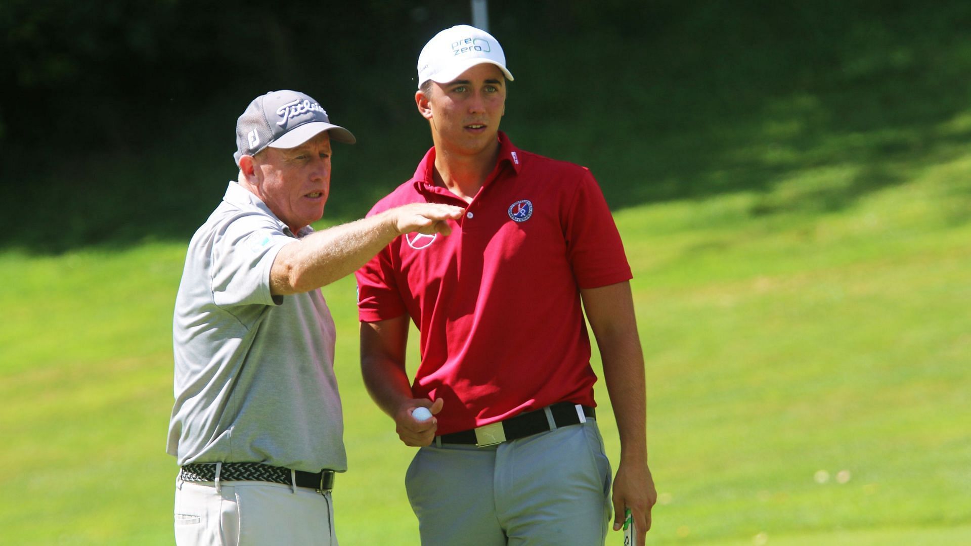 Ted Long with Marc Hammer at the STARNBERG OPEN 2020 (Image via ProGolfTour)
