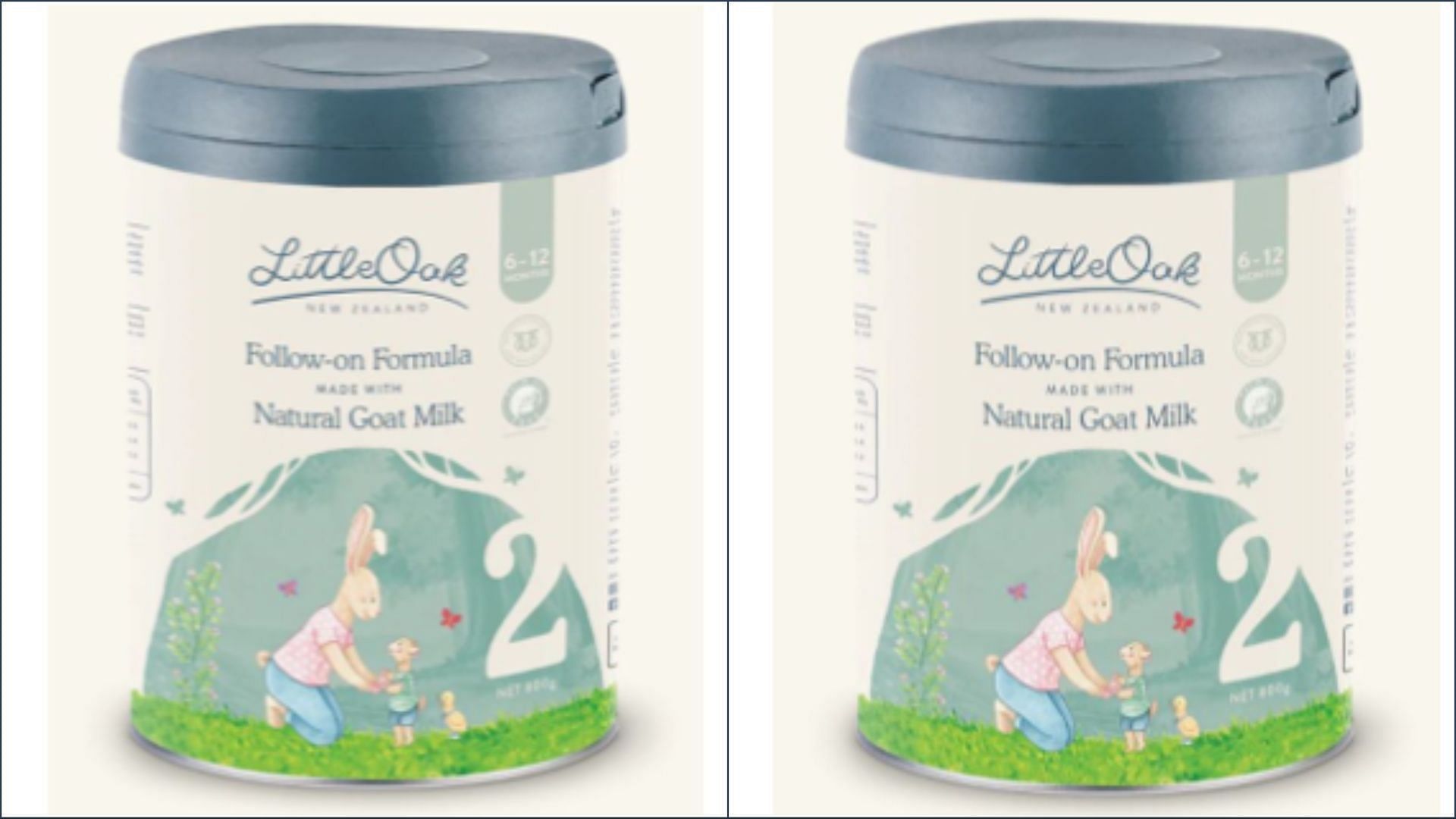 The affected LittleOak Natural Goat Milk Follow-on Formula should not be given to babies anymore (Image via FDA)