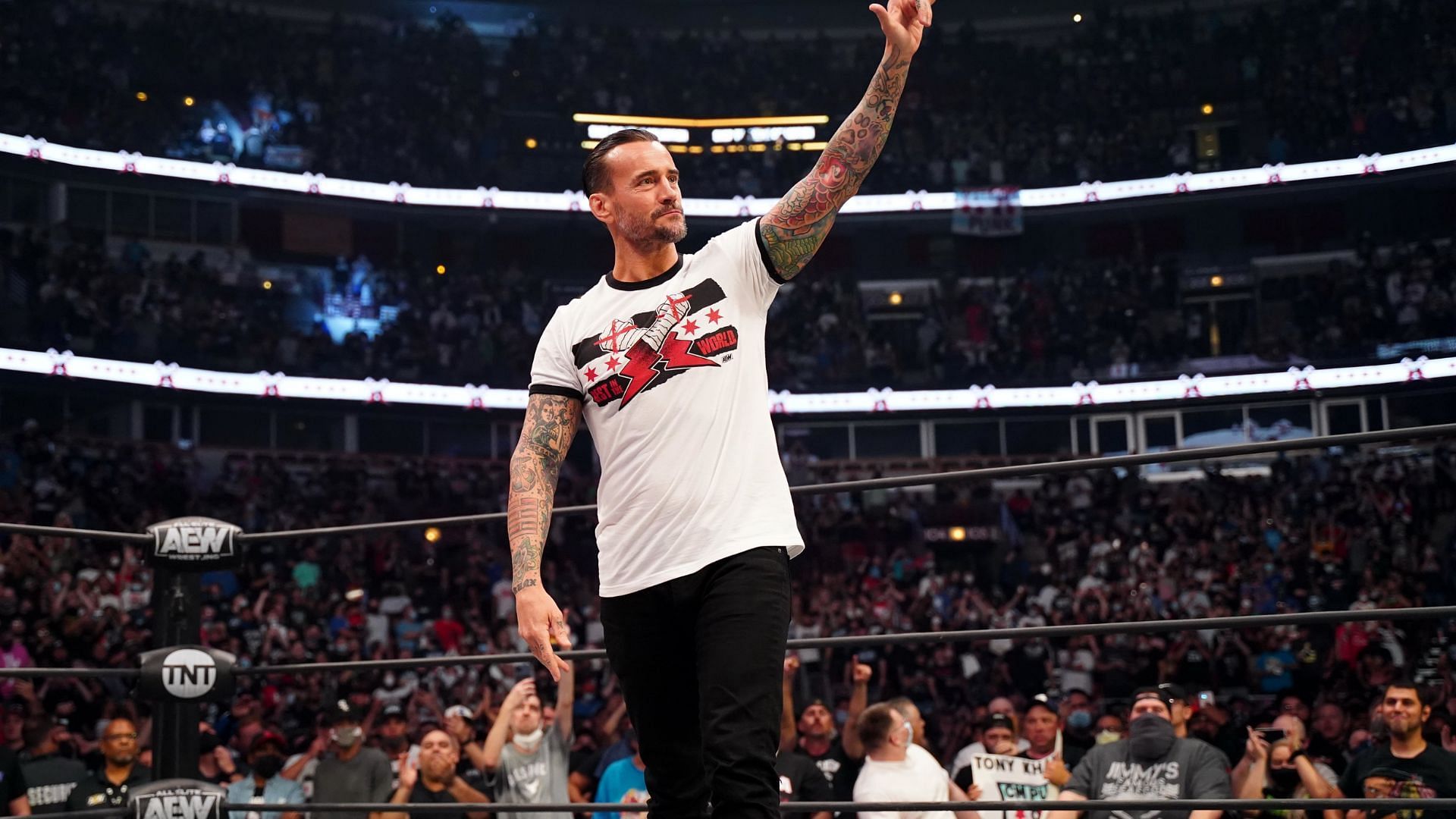 CM Punk inside the ring. Image Credits: wwe.com 