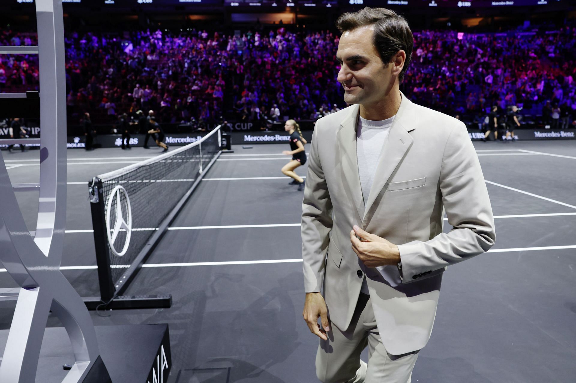 Roger Federer at the Laver Cup 2023