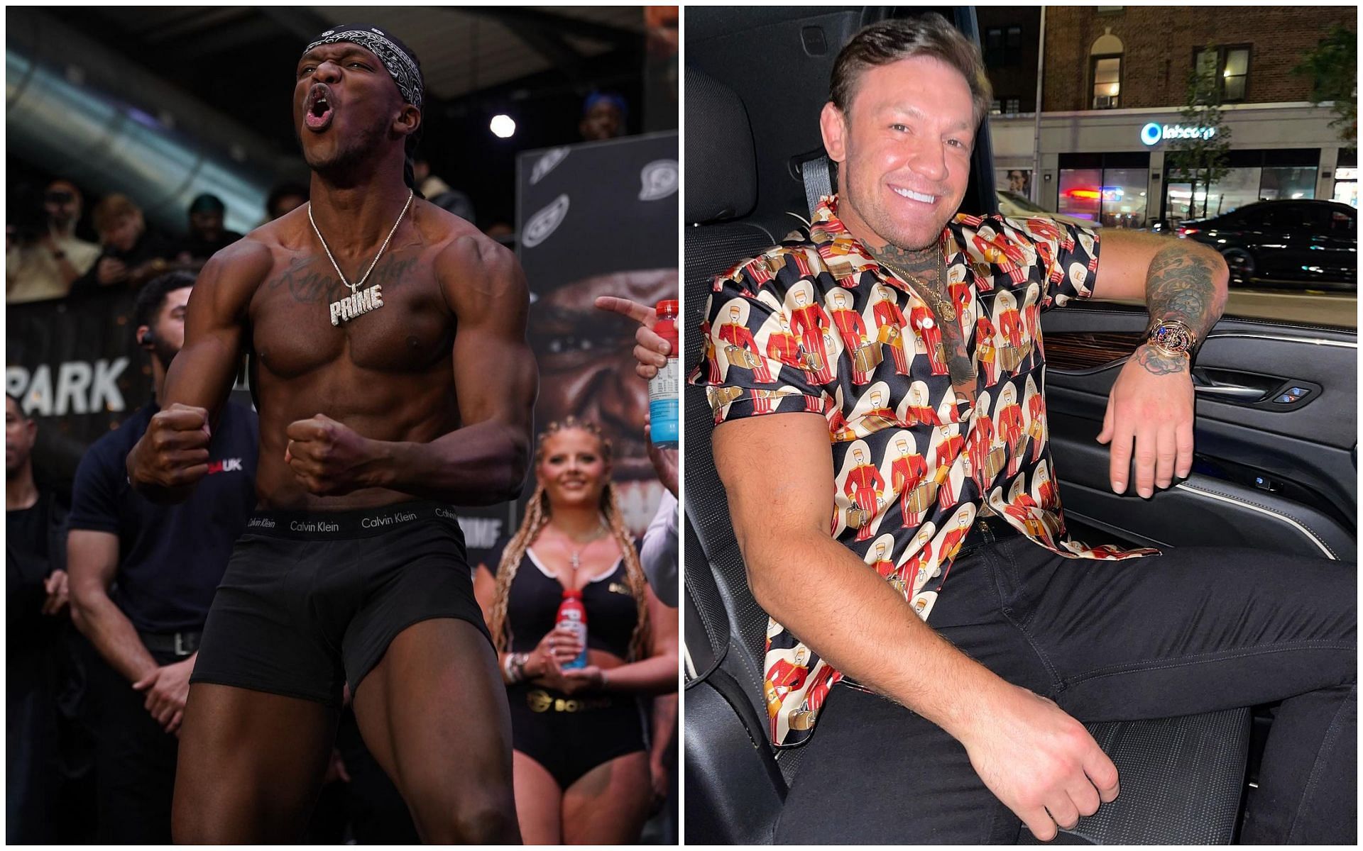 KSI and Conor McGregor 