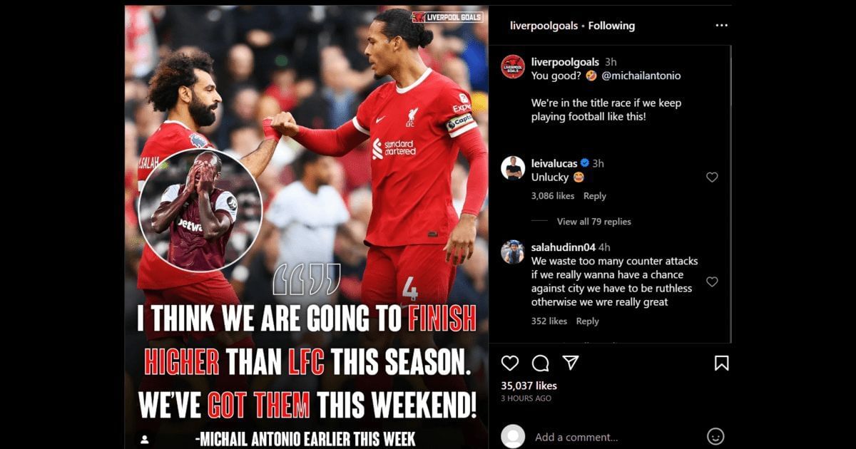 Lucas Leiva left a hilarious comment