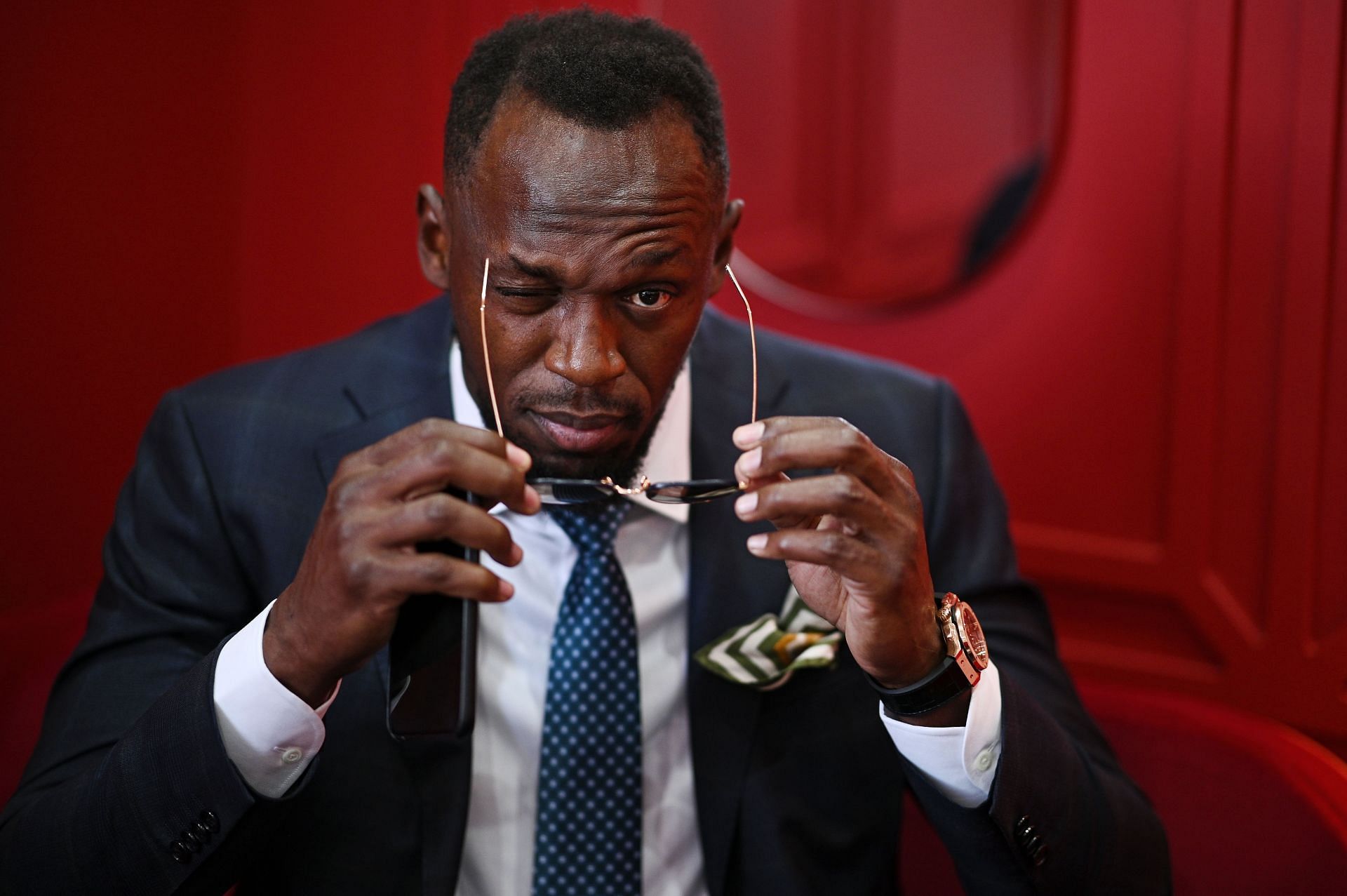 Bolt at Celebrities Attend 2019 Melbourne Cup Day