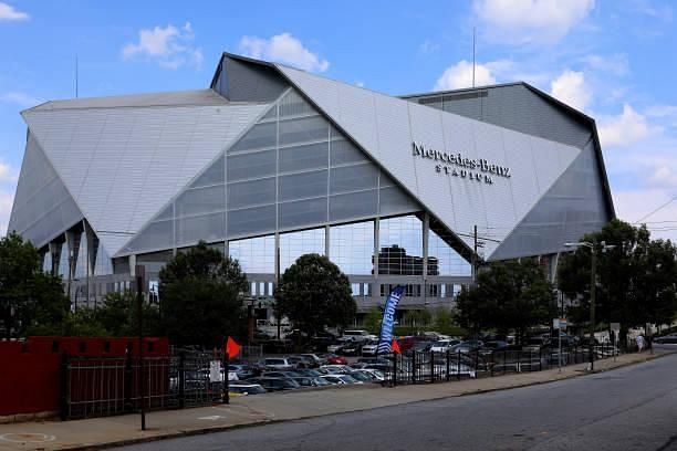 Mercedes Benz Stadium Atlanta Editorial Image - Image of atlanta