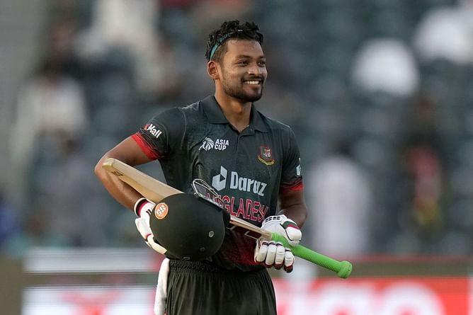 Asia Cup 2023 : 'यह शतक मैं अपने बेटे को समर्पित करता हूं', शानदार पारी खेलने के बाद बांग्लादेश के बल्लेबाज ने दिया भावुक बयान