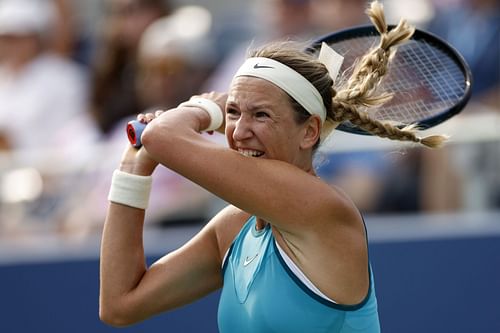 Azarenka at the 2023 US Open.