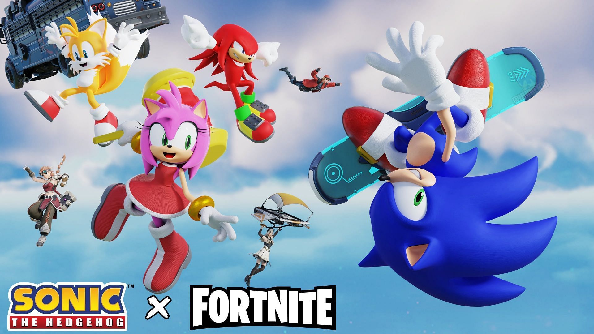 Fortnite x Sonic is not happening anytime soon (Image via Twitter/hunicrio)