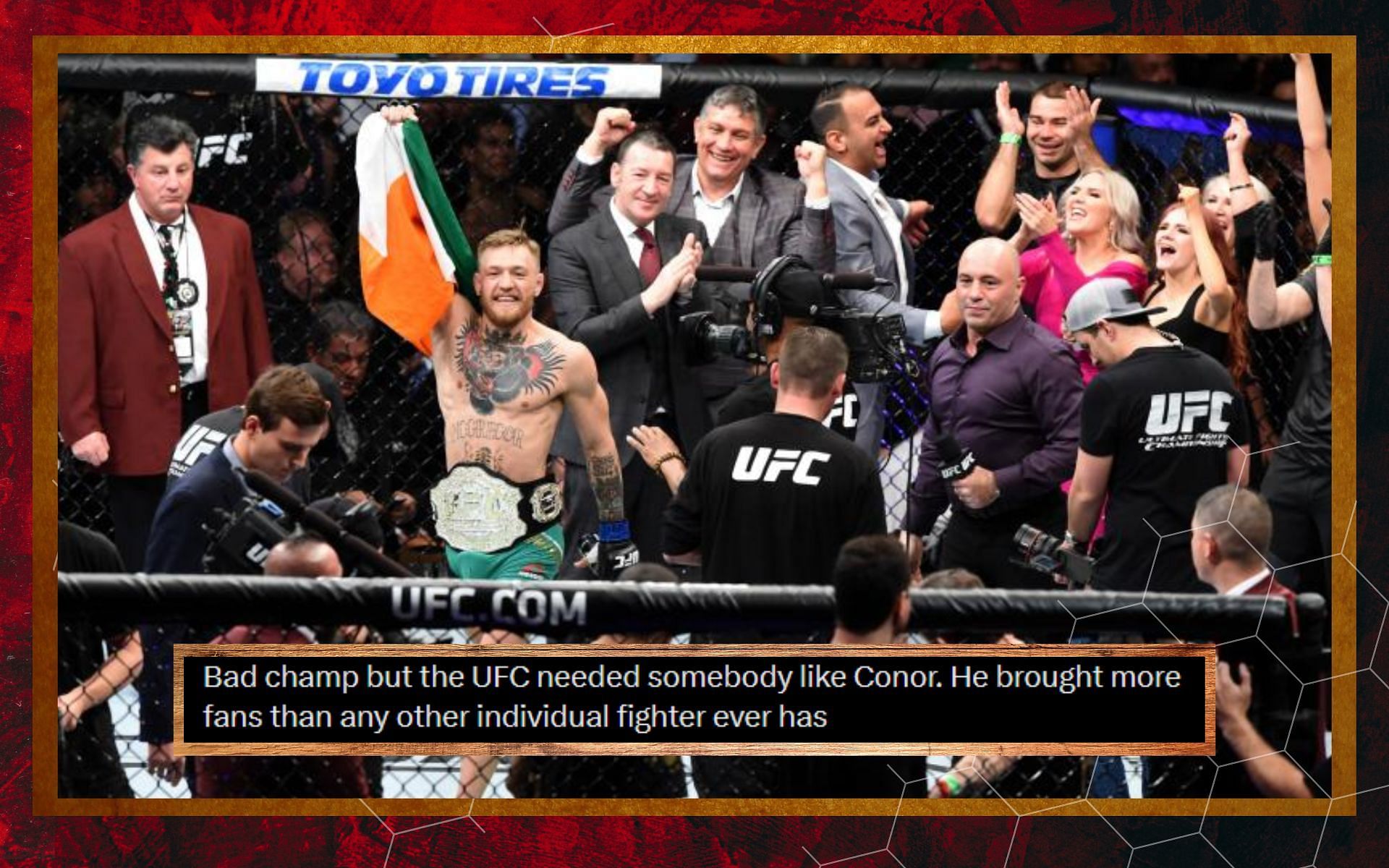 Former UFC two-division champ Conor McGregor