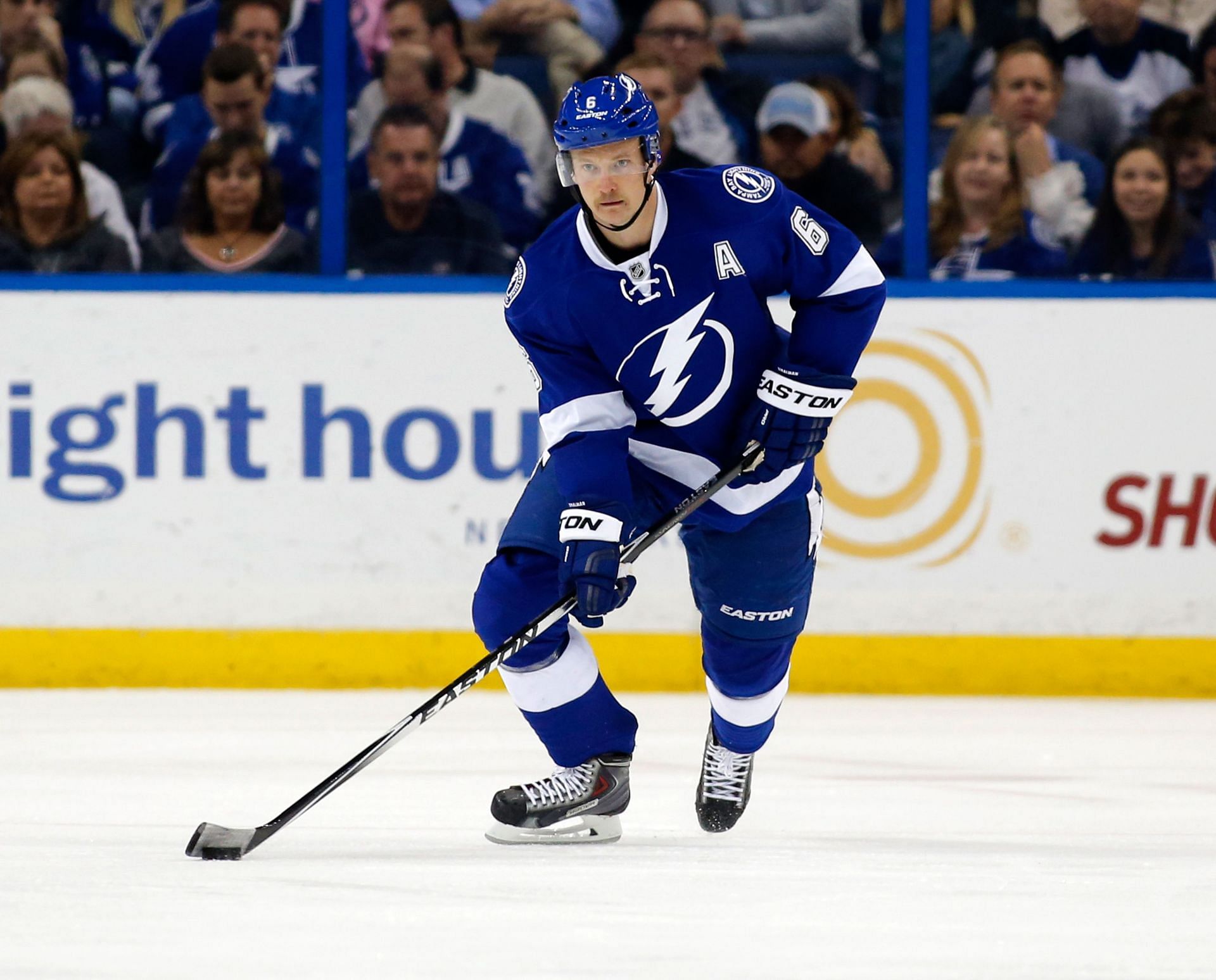 Anton Stralman, New York Rangers v Tampa Bay Lightning