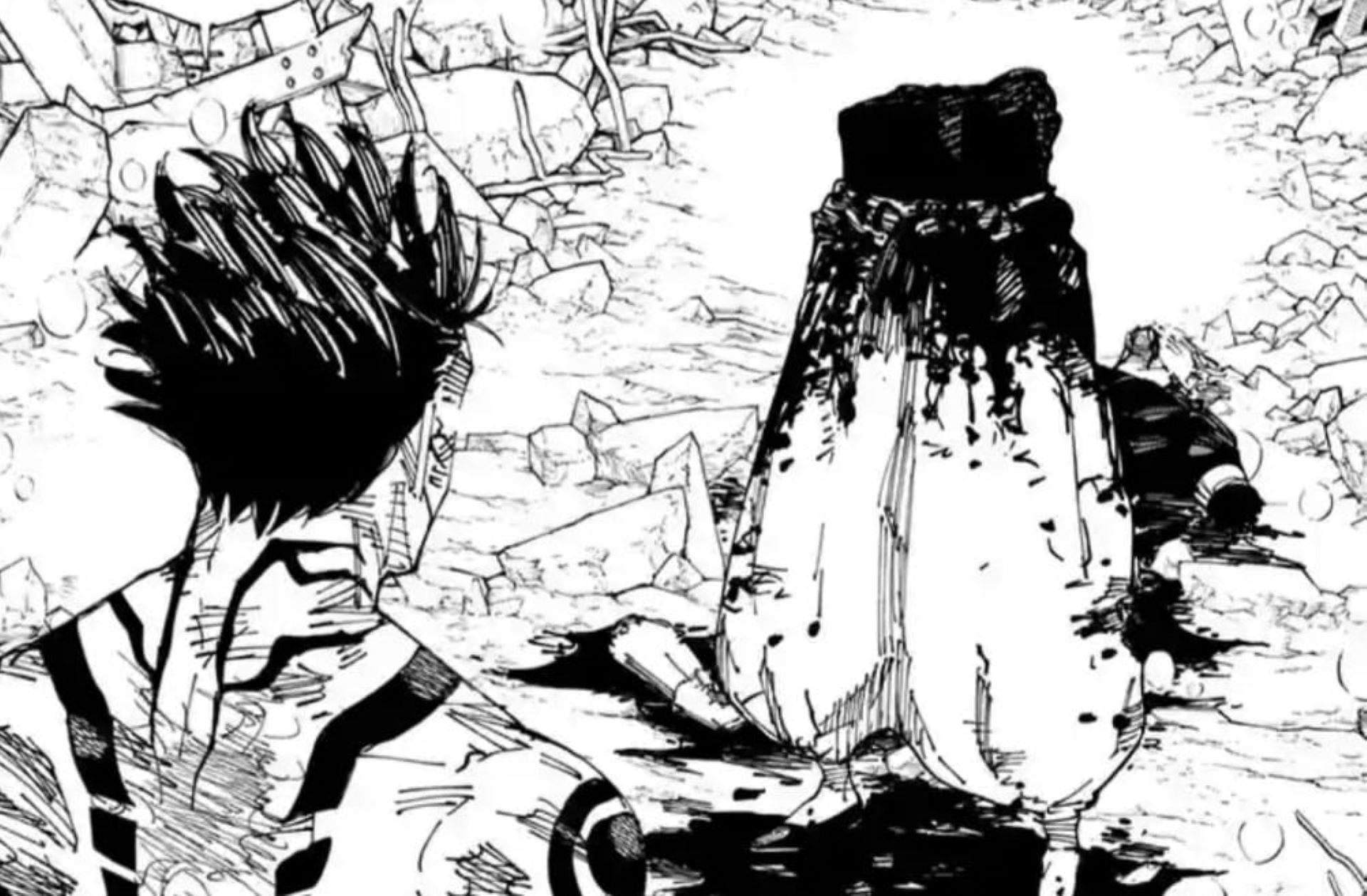 Sukuna kills Gojo in chapter 236 (Image via Gege Akutami/Shueisha)