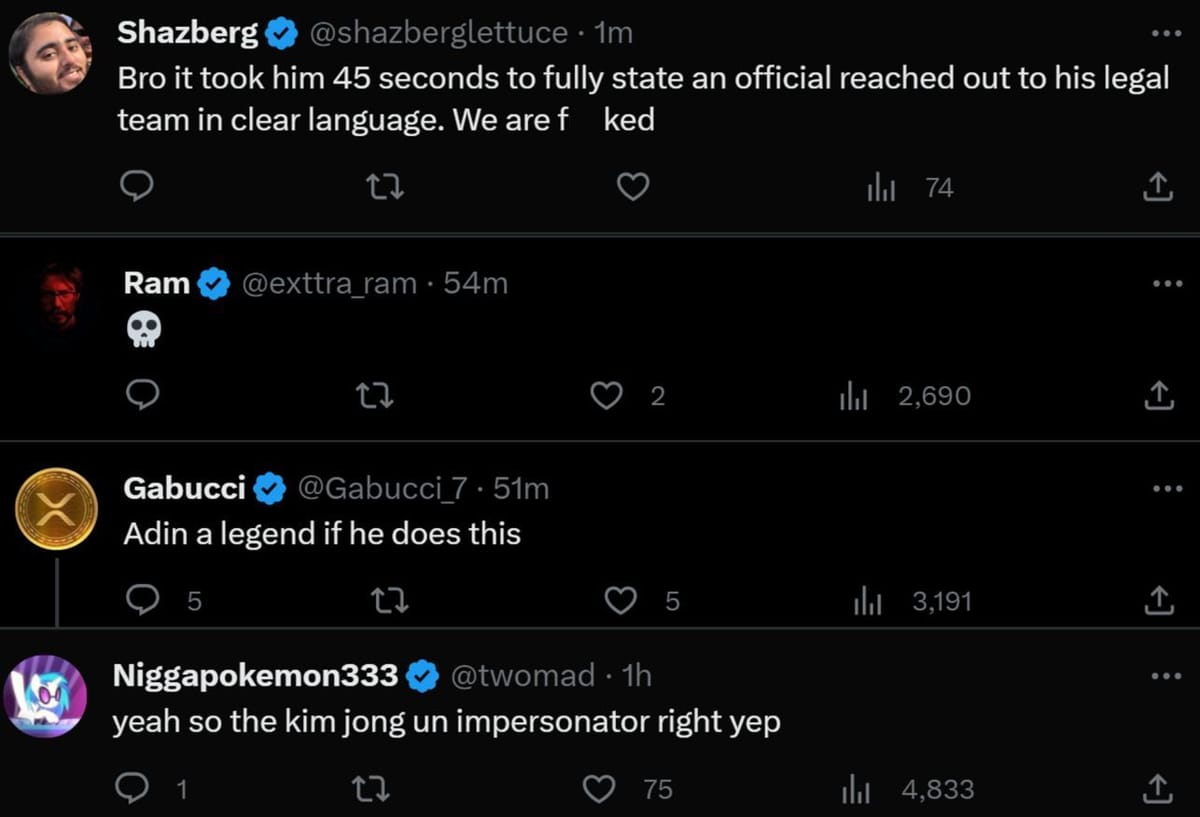 Adin Ross claims his interview with Kim Jong Un is &ldquo;locked in,&rdquo; plans