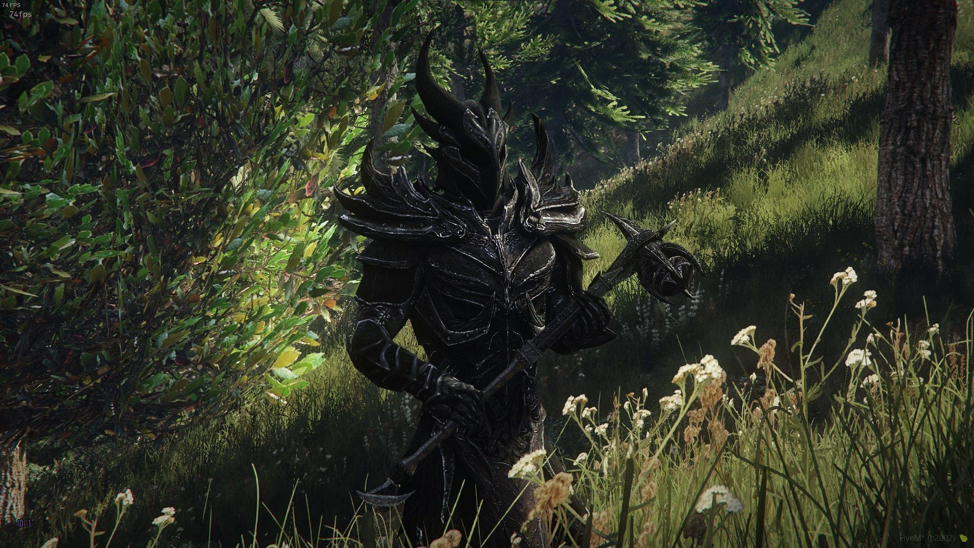 The Daedric Armor (Image via gta5-mods.com)