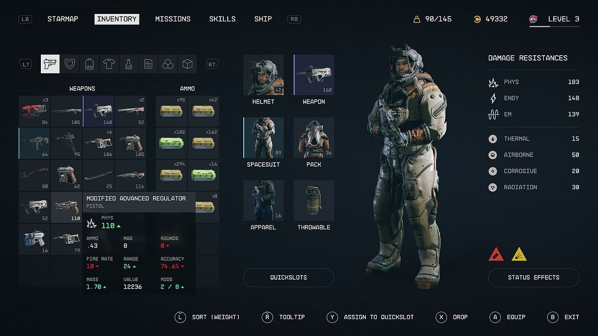 Starfield fan redesigns the UI, and everyone wants it in-game