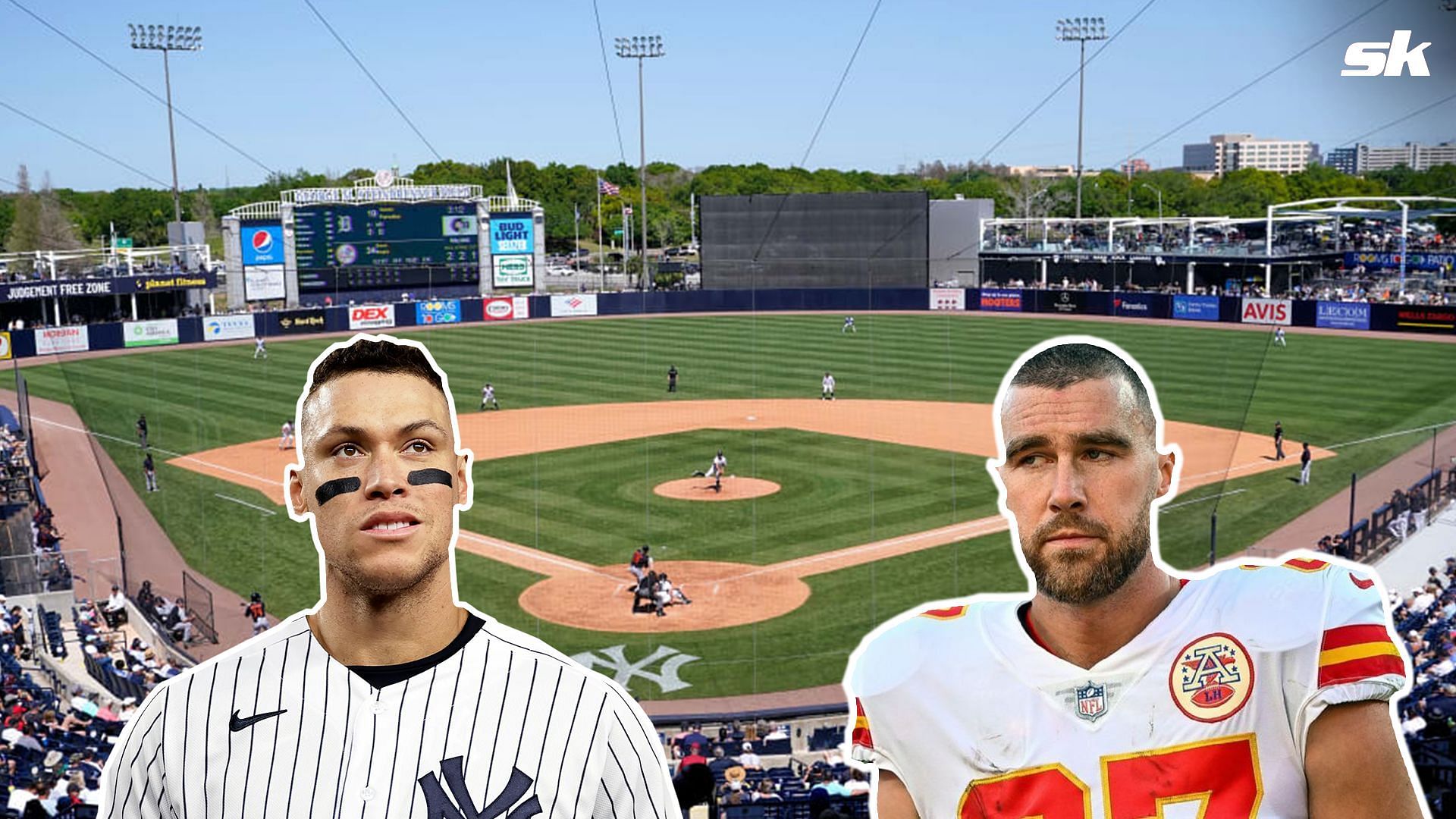 Aaron Judge and Travis Kelce once teamed up