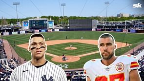 Aaron Judge once commended Travis Kelce's swing when pair teamed up for energy drink campaign: "Guy's a natural"
