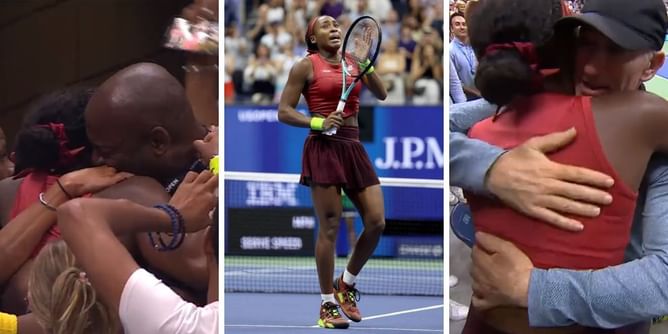 WATCH: Emotional Coco Gauff embraces father Corey, mother Candi and coach Brad Gilbert in jubilation after maiden US Open title