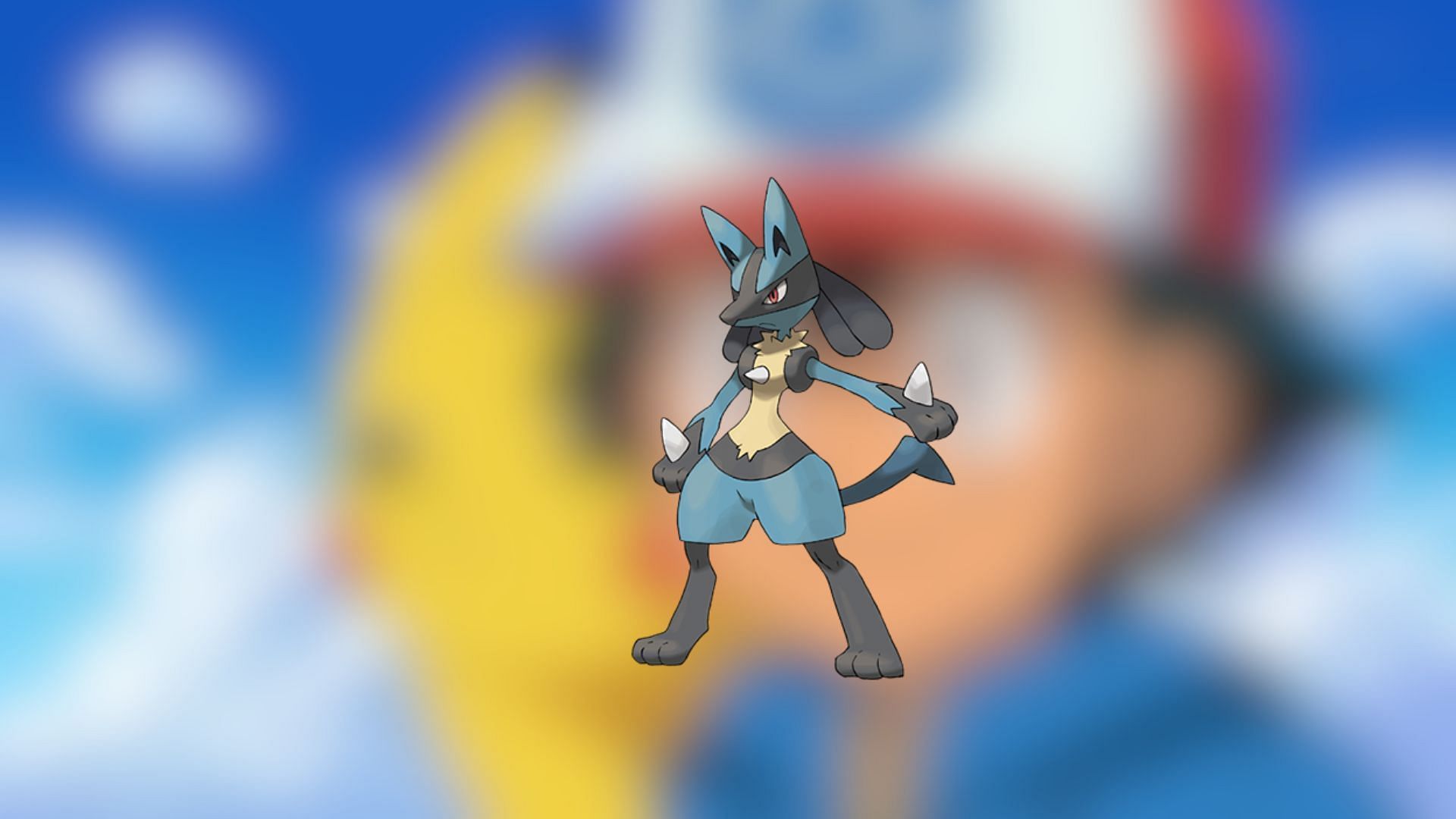 Ash&#039;s Lucario (Image via TPC/Serebii)