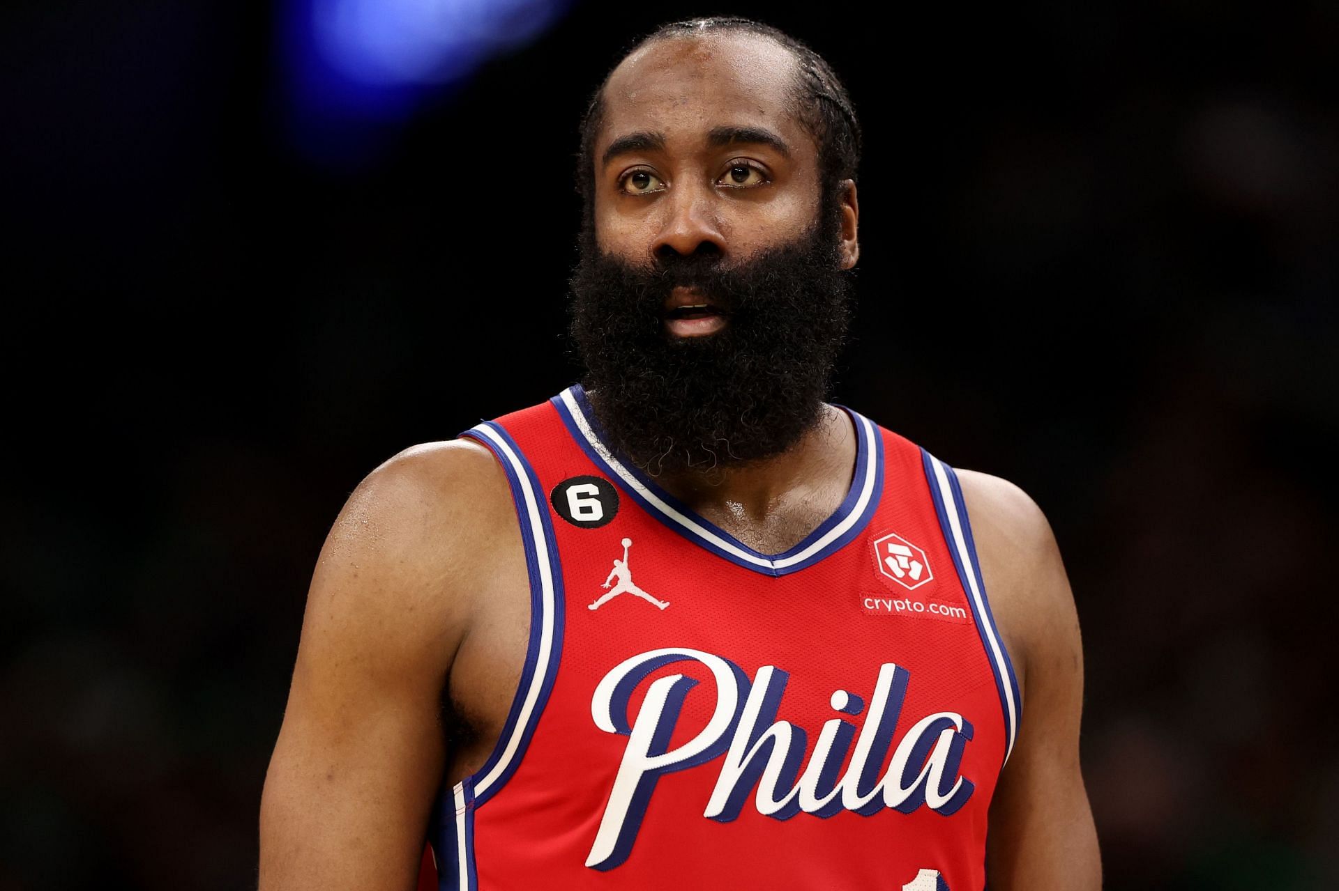 Philadelphia 76ers star guard James Harden