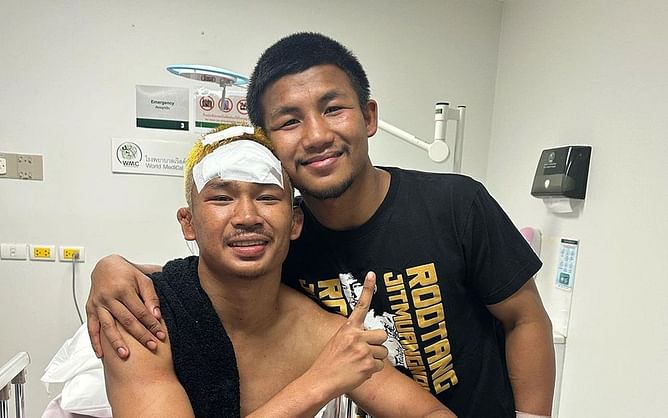 LOOK: Rodtang visits Superlek in the hospital: “Finally our fight ended for good”