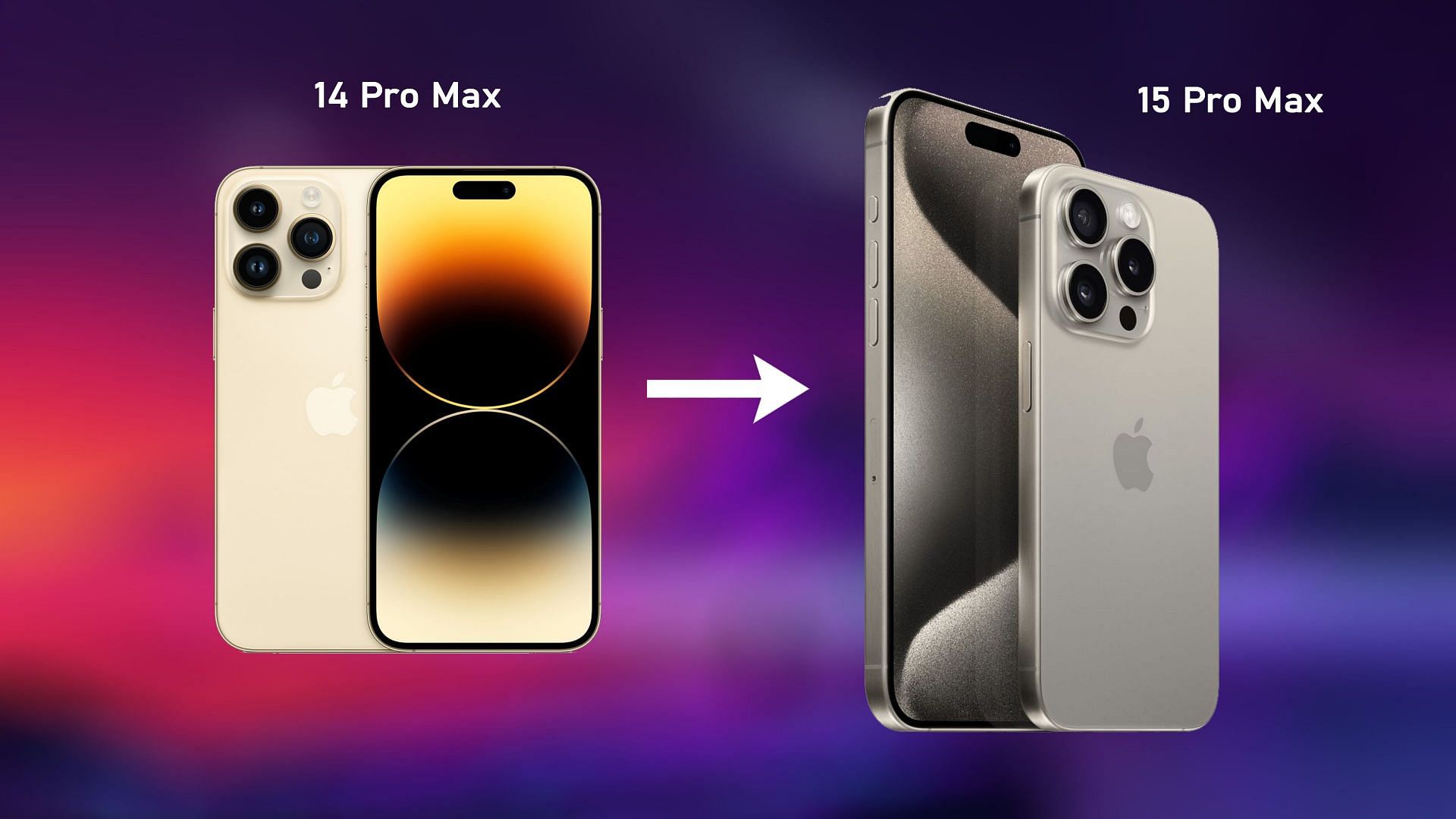 Main differences between the iPhone 15 Pro Max and iPhone 14 Pro Max (Image via Sportskeeda)