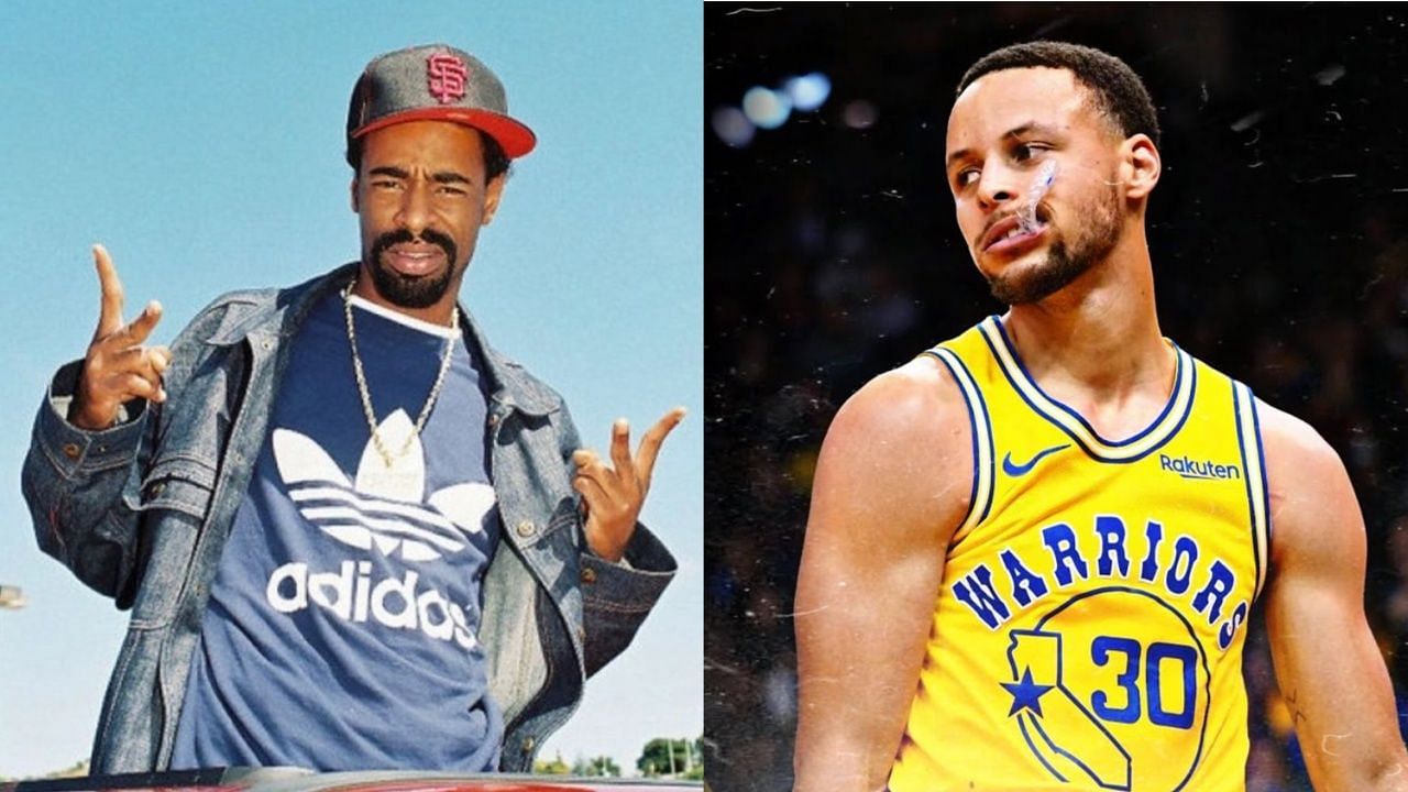 Mac Dre (Photo: Mac Dre/Instagram) and Steph Curry (Photo: Hype Productions/YouTube)
