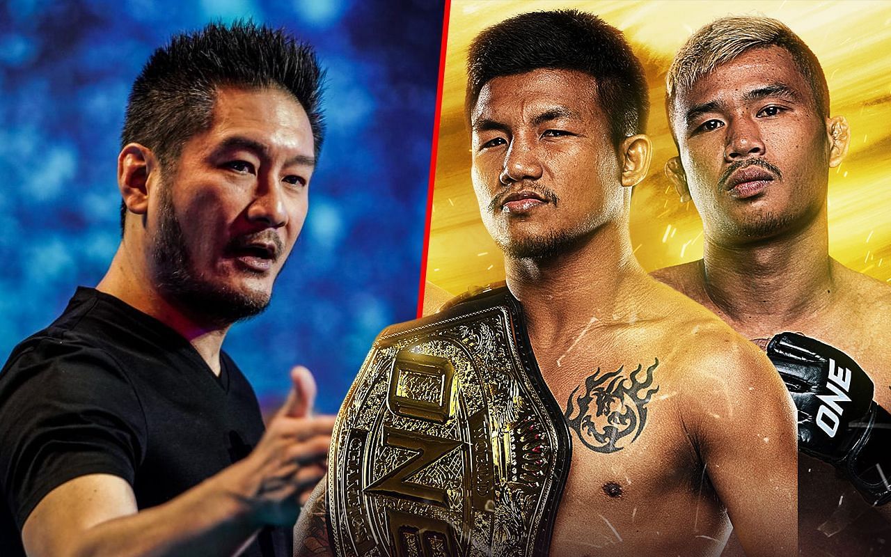 From left to right: Chatri Sityodtong, Rodtang, Superlek | Photo credit: ONE Championship