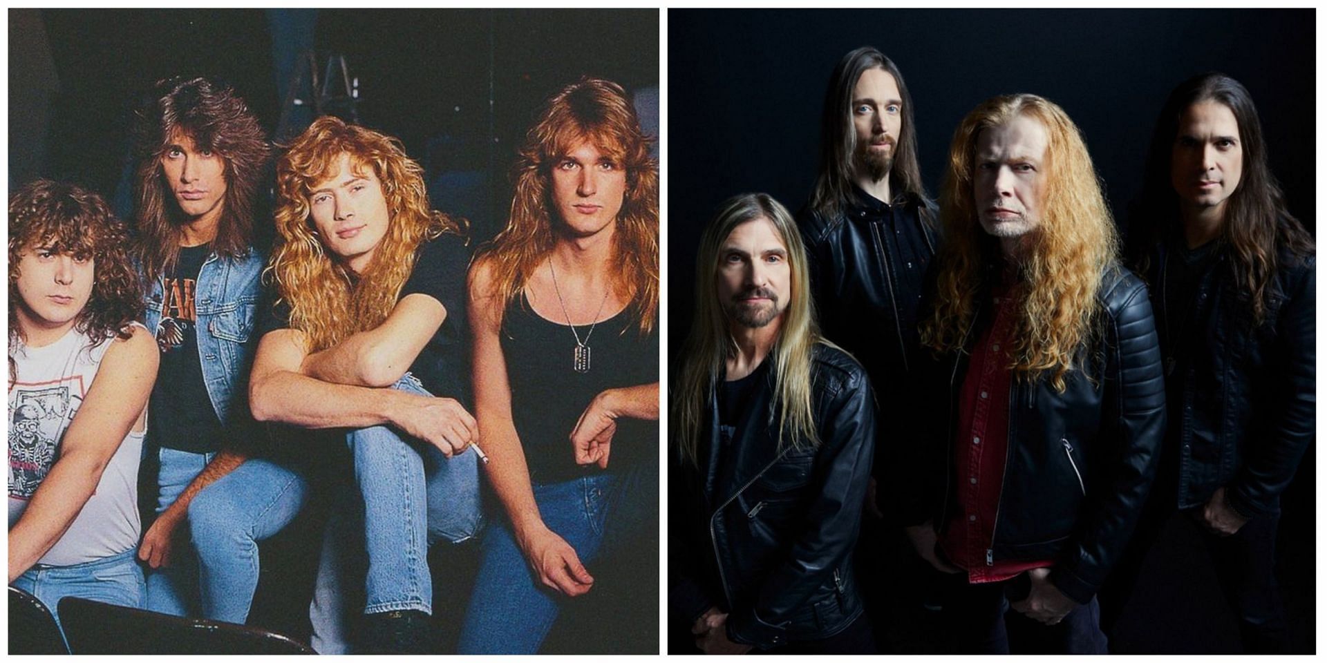Two portraits of Megadeth (Image via official Megadeath Instagram @megadeath) 