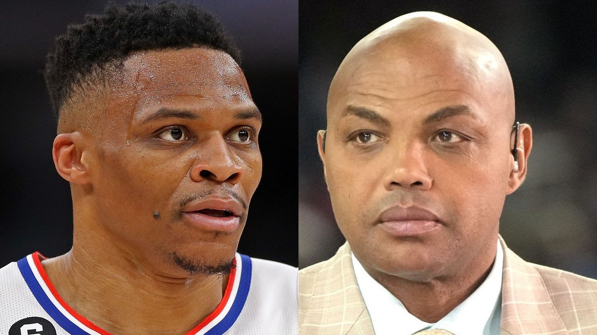Russell Westbrook and Charles Barkley (Image credit: Justin Ford and Mitchell Layton/Getty Images)