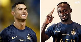 Sadio Mane jokingly pushes Cristiano Ronaldo to step forward and coach Al-Nassr from bench during game, video goes viral
